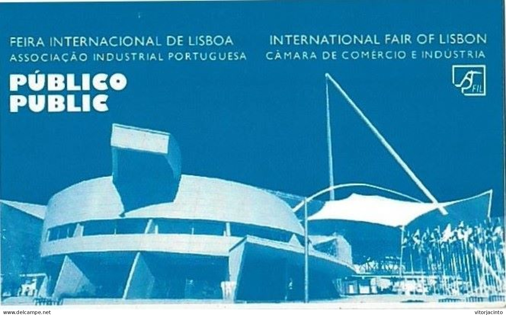 PORTUGAL - FIL (Feira Internacional De Lisboa) Entrance Ticket - Sonstige & Ohne Zuordnung