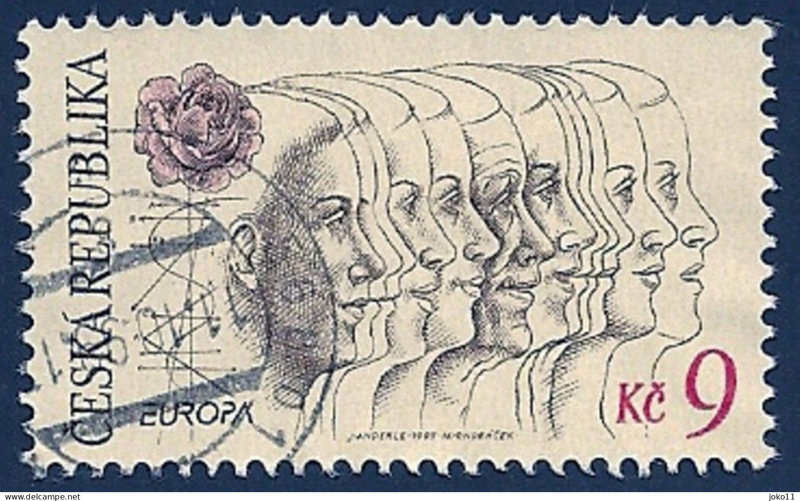 Tschechische Republik, 1995, Mi.-Nr. 76, Gestempelt - Usados