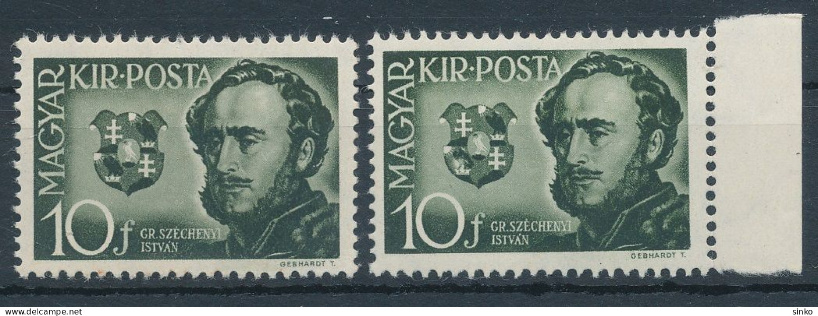 1941. Earl Istvan Szechenyi (I.) - Misprint - Variedades Y Curiosidades