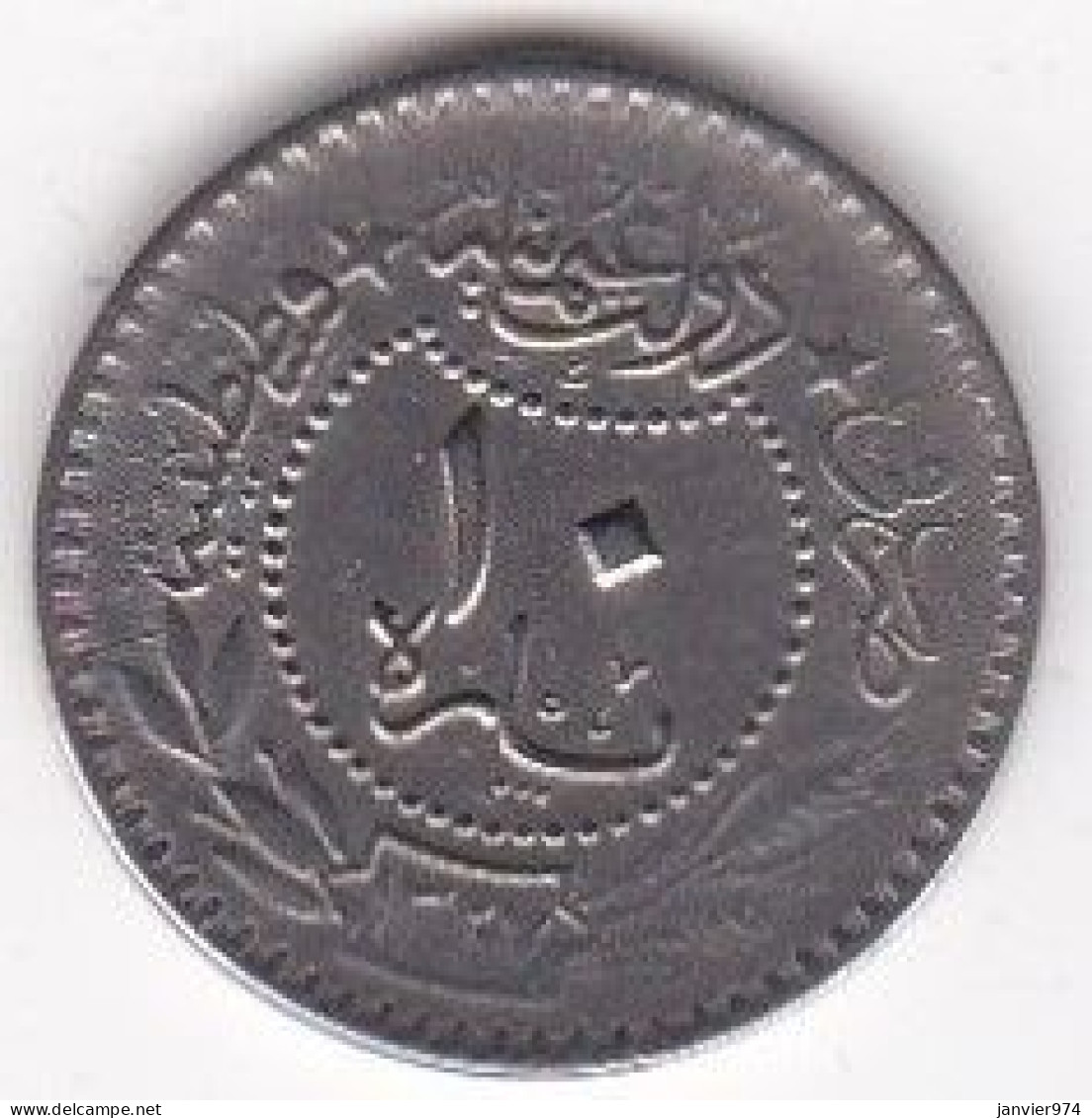 Turquie 10 Para AH 1327 – 1913 Year 5 Reshat. Mehmet V. En Nickel,  KM# 760 - Turquie