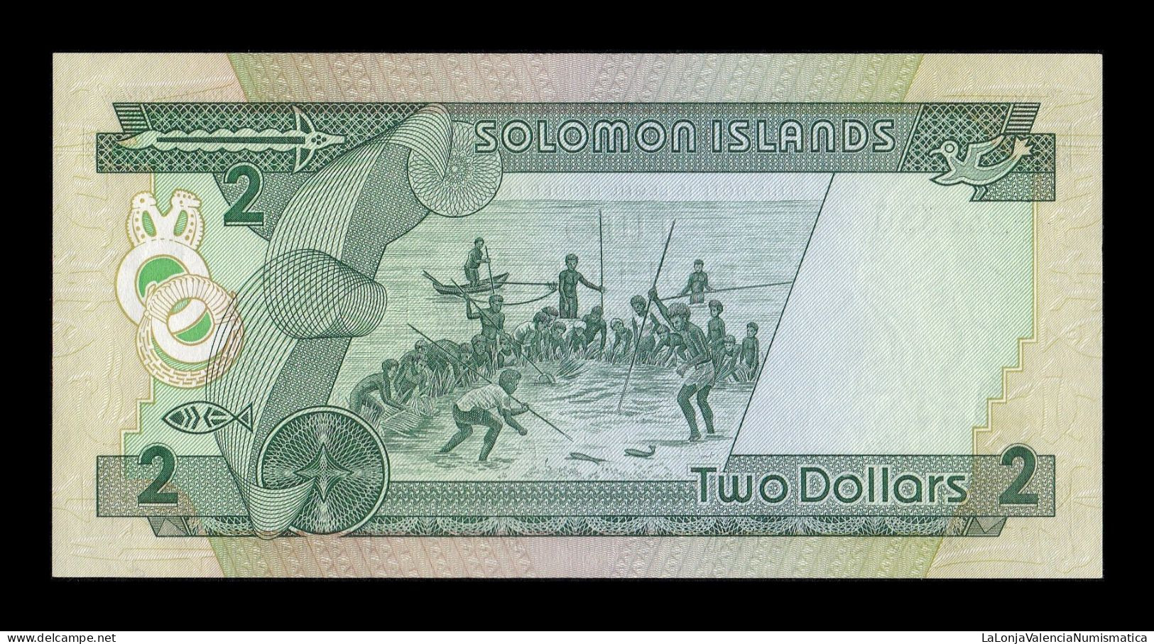 Islas Salomon Solomon 2 Dollars 1986 Pick 13 Sc Unc - Isola Salomon