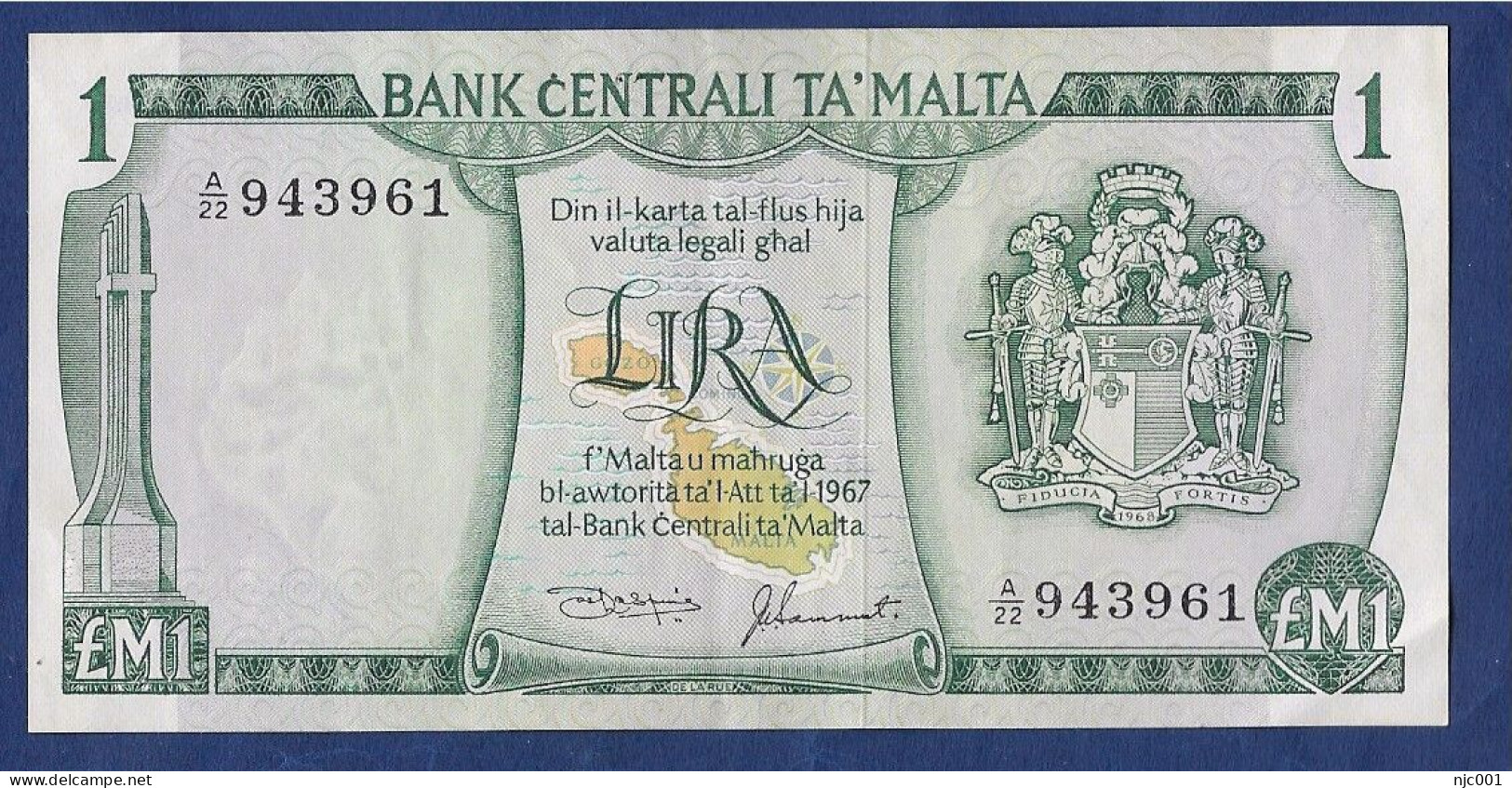 Malta 1 Pound Banknote - Malte