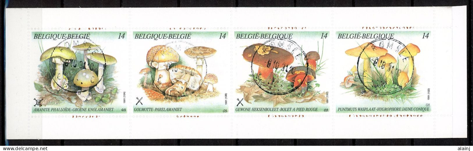 BE   B21   Obl.   ---  Champignons  --  Oblitération Centrale Beyne-Heusay - 1953-2006 Modernes [B]