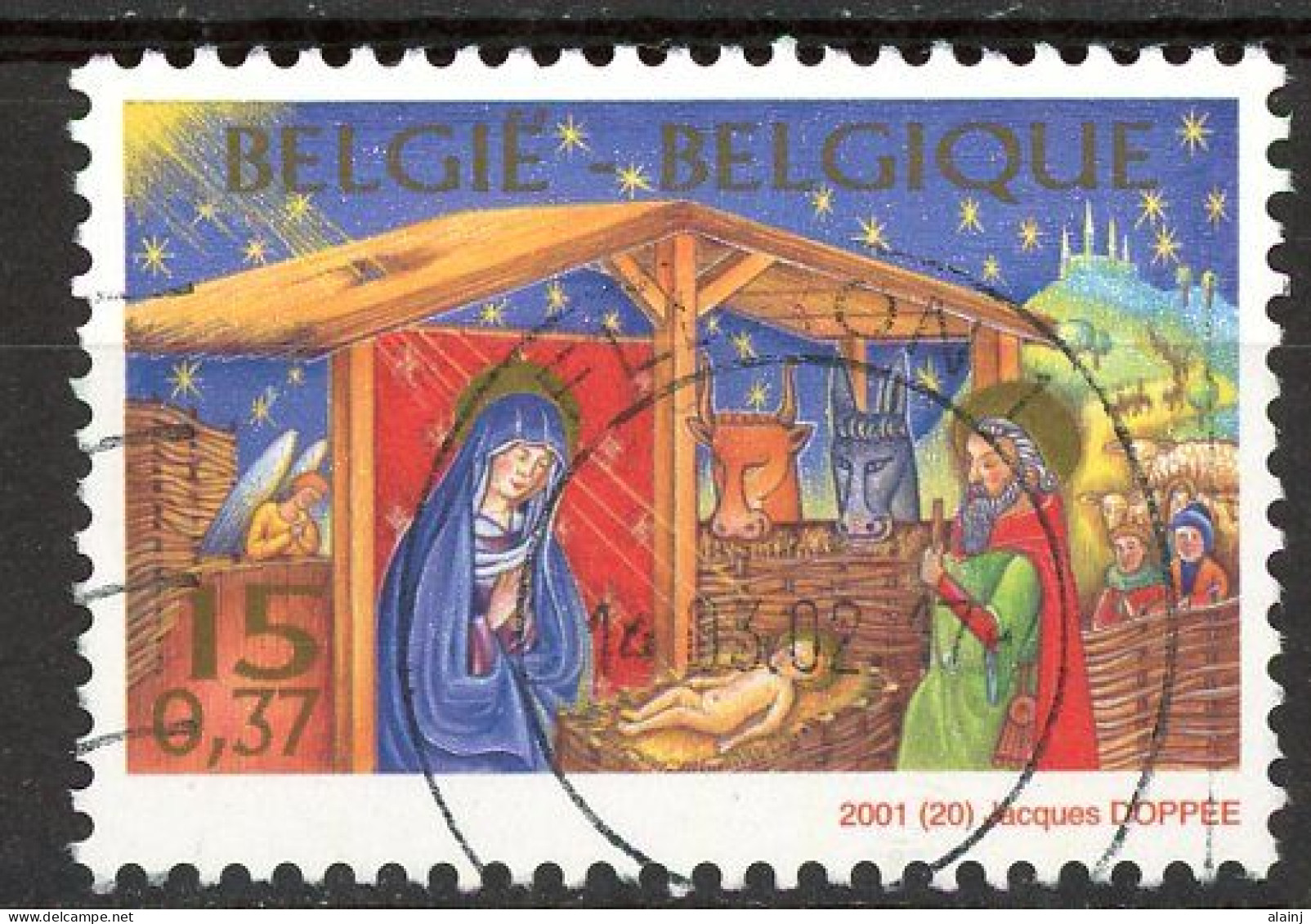 BE   3044   Obl.   ---  Noël Et Nouvel An  --  Oblitération Fléron - Usados