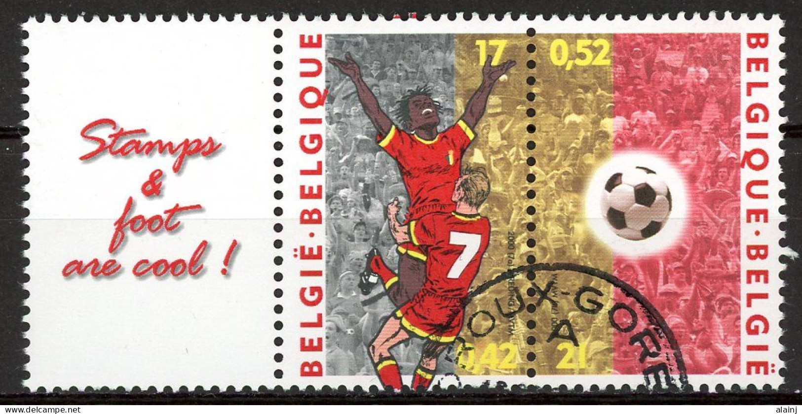 BE   2892C   Obl.   ---   Championnat Enropéen De Fooball  --  Oblitération Voroux-Goreux - Used Stamps