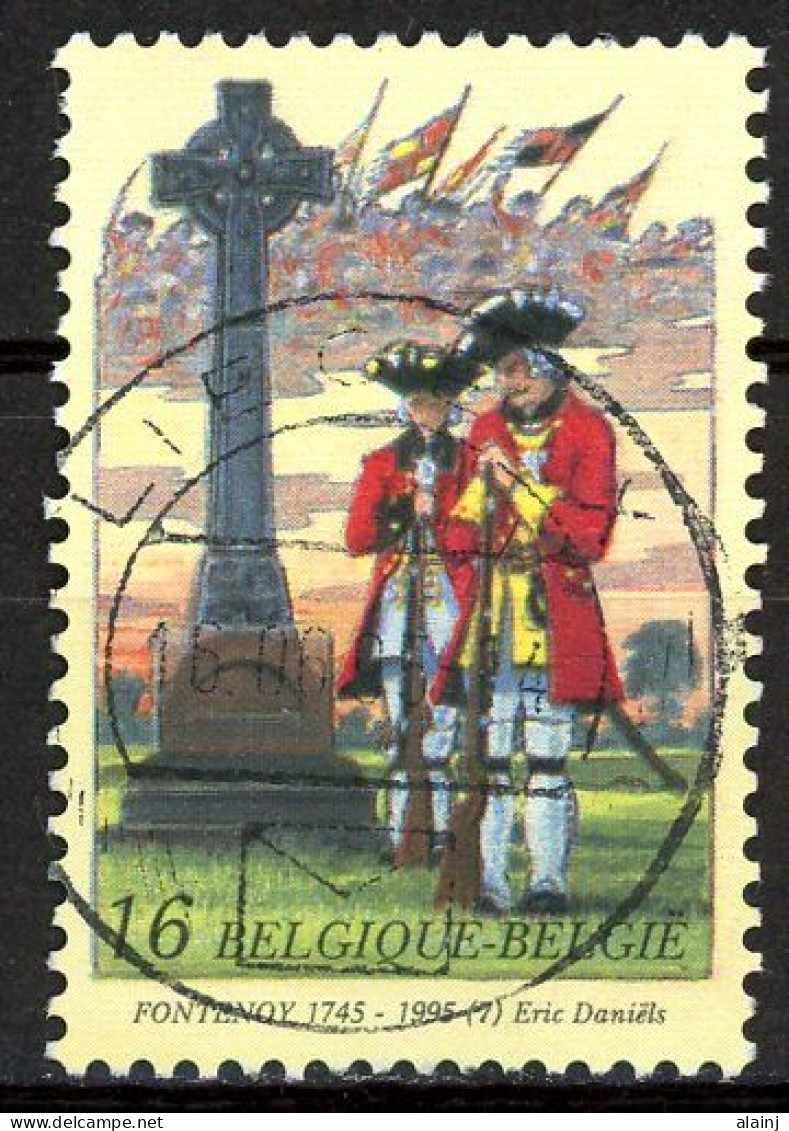 BE   2600  Obl.   ---  Bataille De Fontenoy  --  Oblitération Centrale Liège - Used Stamps