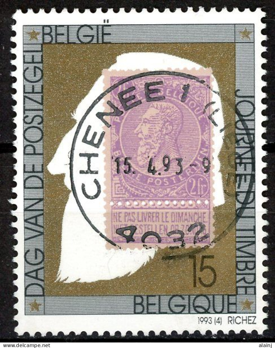 BE   2500   Obl.   ---   Jounée Du Timbre  --  Belle Oblitération Centrale Chênée - Oblitérés