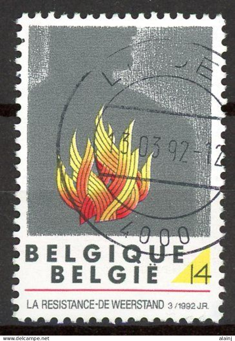 BE   2444   Obl.   ---  La Résistance - Used Stamps