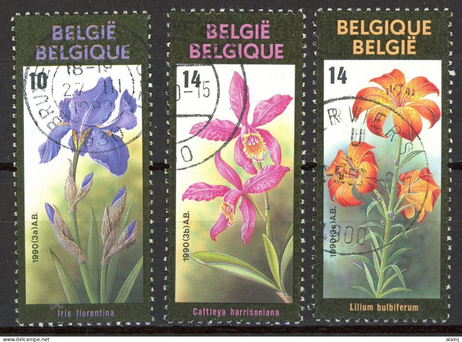 BE   2357 - 2359   Obl.   ---  Floralies Gantoises - Used Stamps