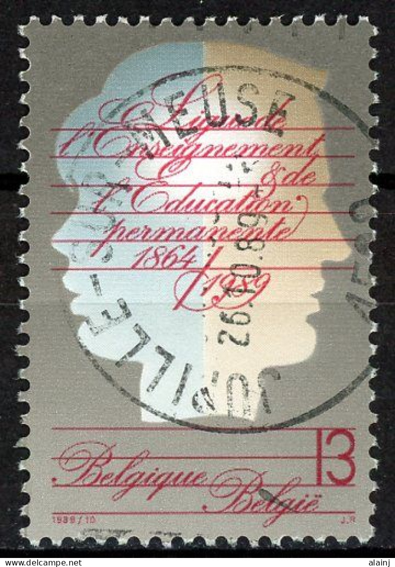 BE   2337   Obl.   ---  Ligue De L'enseignement Créée Par Charles Bulls  --  Oblitération Centrale Jupille Sur Meuse - Used Stamps