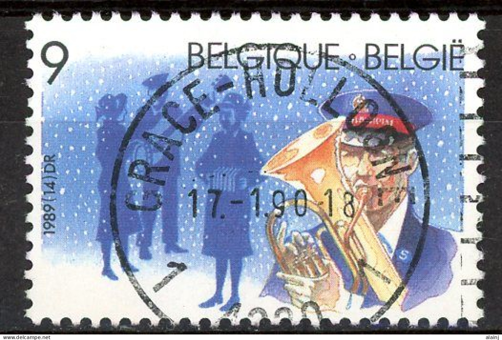 BE   2345   Obl.   ---  Noël Et Nouvel An : Armée Du Salut  --  Oblitération Centrale Grace-Hollogne - Used Stamps