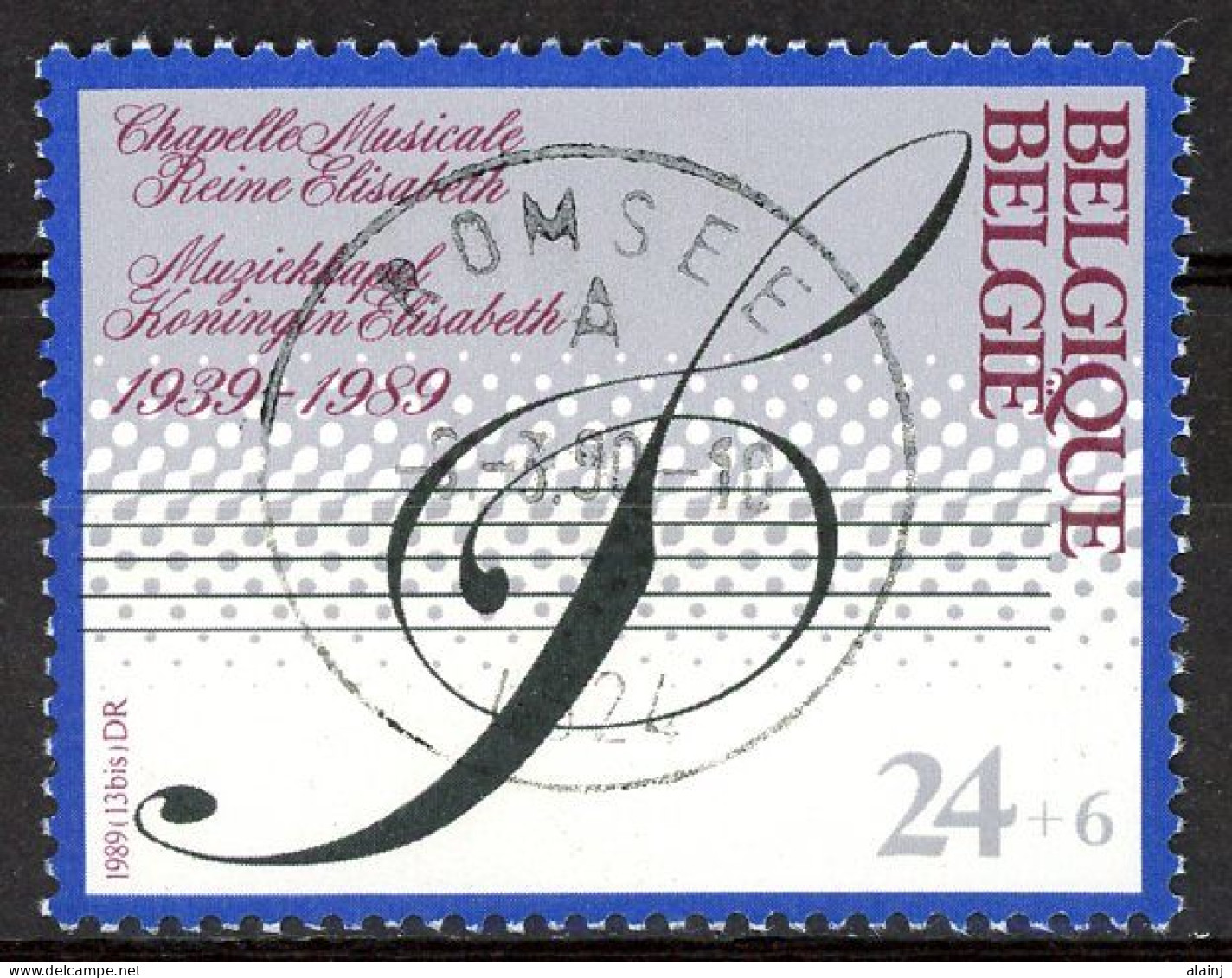 BE   2344   Obl.   ---  Chapelle Musicale Reine Elisabeth  --  Belle Oblitération Centrale Romsée - Used Stamps