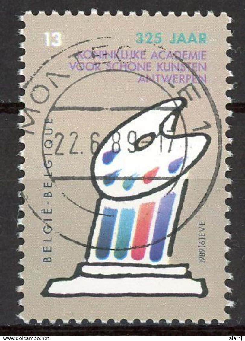 BE   2325   Obl.   --- Académie Royale D'Anvers  --  Oblitération Centrale Montegnée - Used Stamps