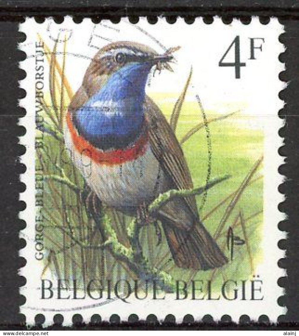 BE   2321   Obl.   ---  Oiseaux Buzin : Gorge Bleue  - Usados