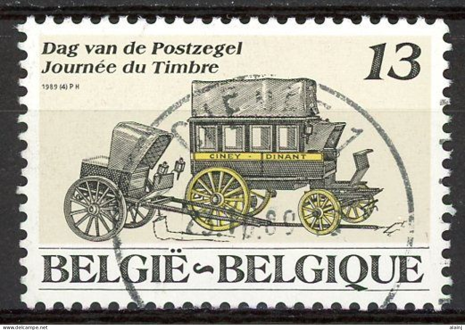 BE   2322   Obl.   ---  Journée Du Timbre  --  Oblitération Chênée - Used Stamps