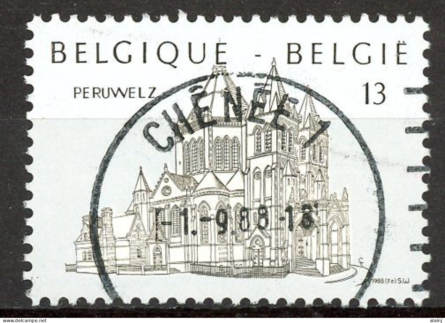 BE   2292   Obl.   ---   Pour Le Tourisme  --  Obltéation Centrale Chênée - Used Stamps