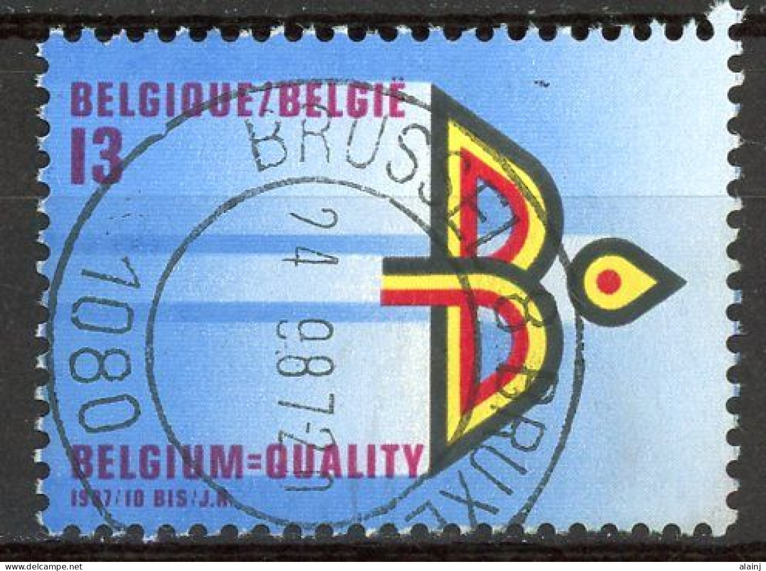 BE   2262   Obl.   ---   Année Belge Du Commerce Extérieur  --  Oblitération Centrale Bruxelles - Oblitérés