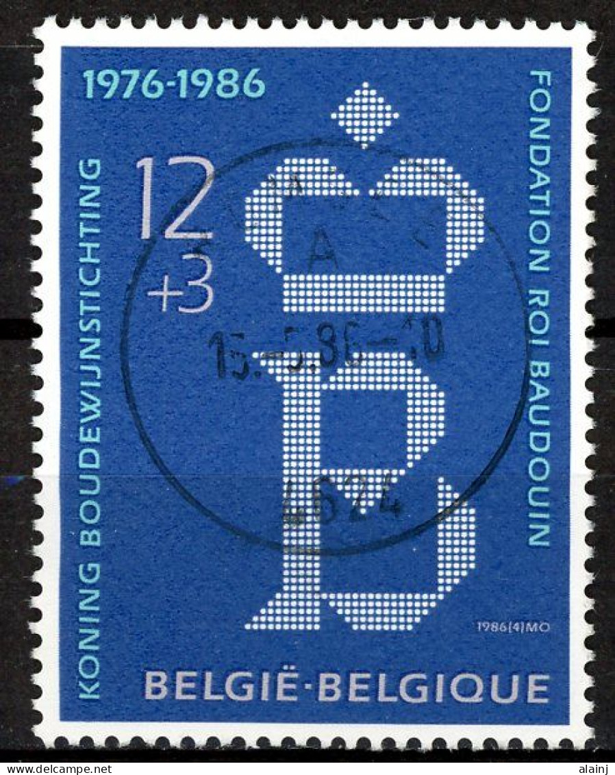 BE   2198   Obl.   ---   Fondation Roi Baudouin  --  Oblitération Centrale Liège - Gebraucht