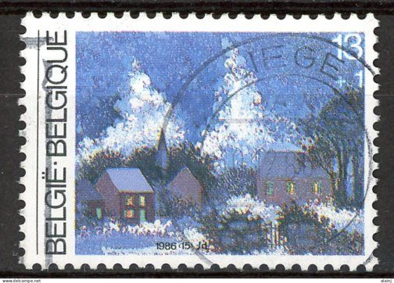 BE   2237   Obl.   ---   Noël Et Nouvel An  --  Oblitération Centrale Liège - Used Stamps