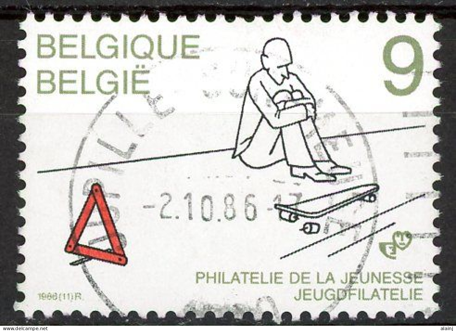 BE   2224   Obl.   ---   Philatélie De La Jeunesse  --  Oblitération Centrale Jupille Sur Meuse - Used Stamps