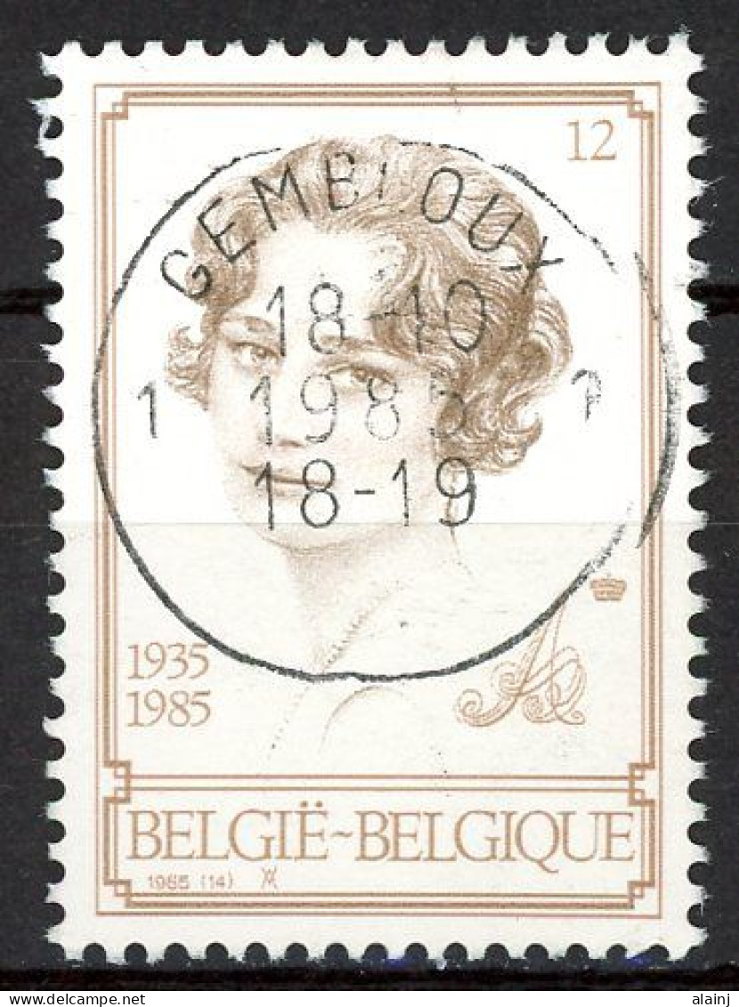 BE   2183   Obl.   ---   Souvenir De La Reine Astrid  --  Superbe Oblitération Centrale Gembloux - Oblitérés