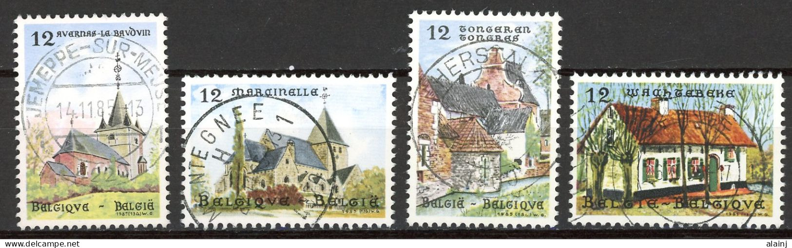 BE   2179 - 2182   Obl.   ---   Pour Le Tourisme  --  Superbes Oblitérations Centrales - Used Stamps