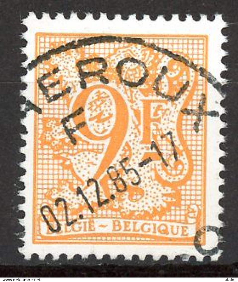 BE   2159   Obl.   ---   Chiffrre Sur Lion  --  Oblitération Centrale Grivegnée - Used Stamps