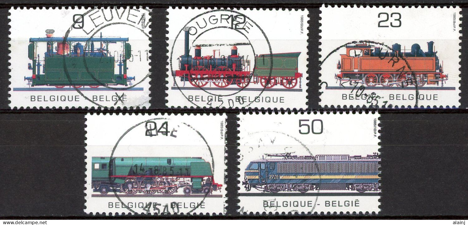 BE   2170 - 2174   Obl.   ---   Transports Publics  --  Belles Oblitérations - Gebraucht