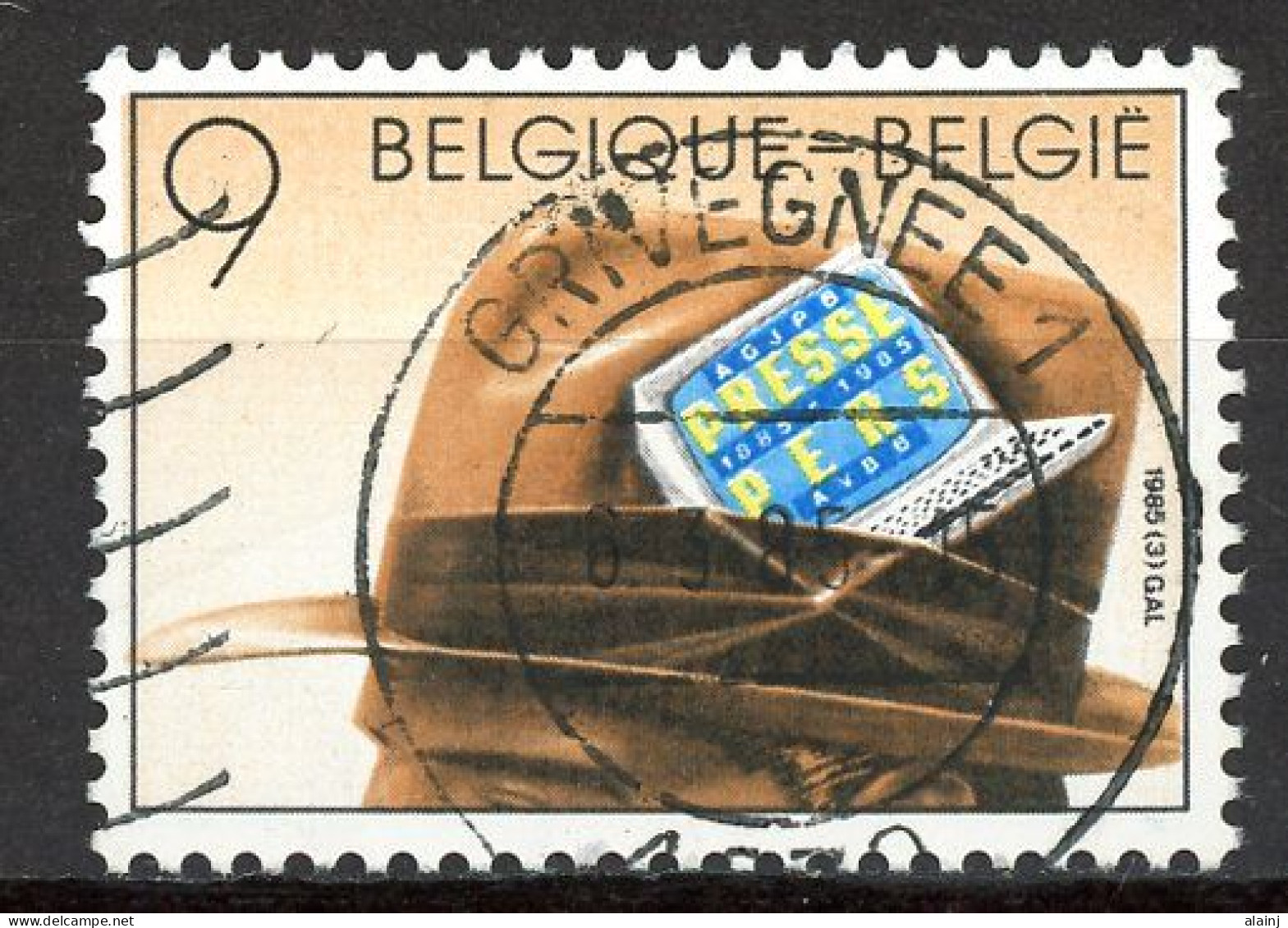BE   2158   Obl.   ---   Journalisme  --  Oblitération Centrale Grivegnée - Used Stamps