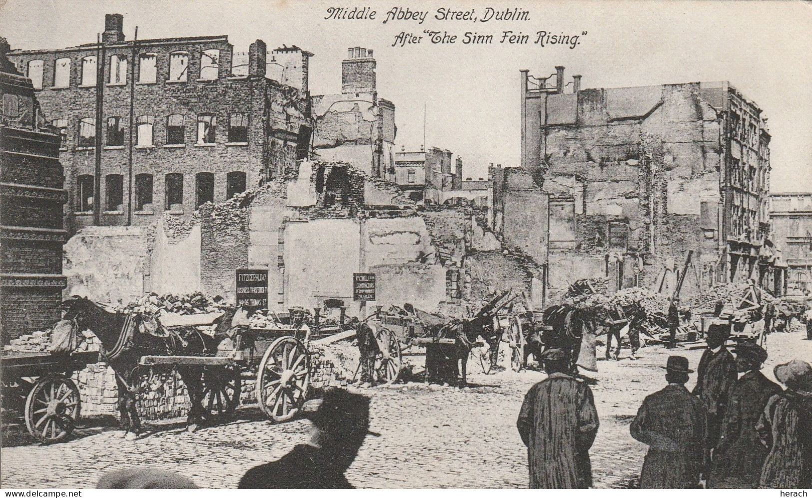 Irlande Carte Postale After The Sinn Fein Rising - Dublin