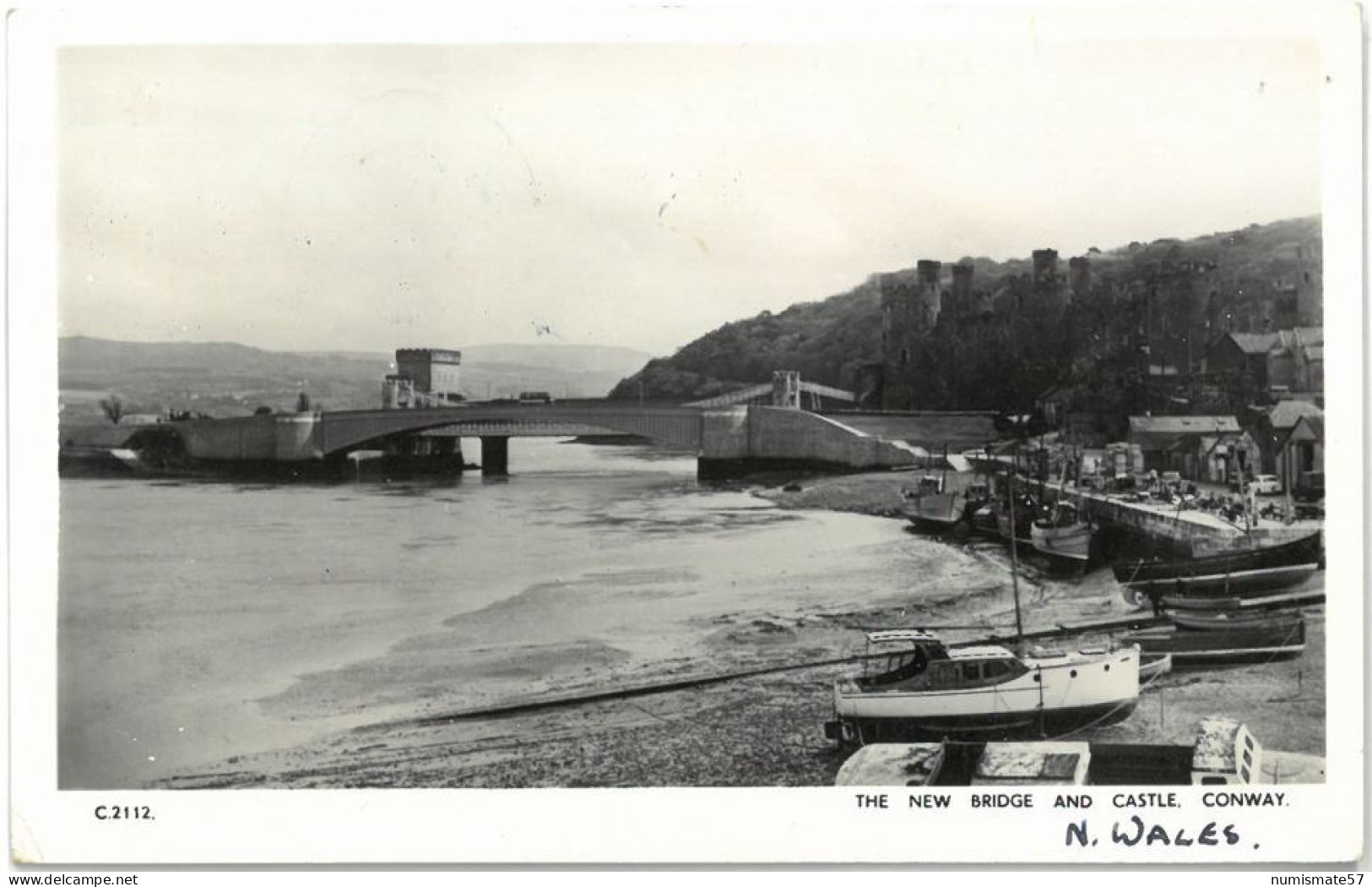 CPSM CONWAY ( Conwy ) - The New Bridge And Castle - Caernarvonshire