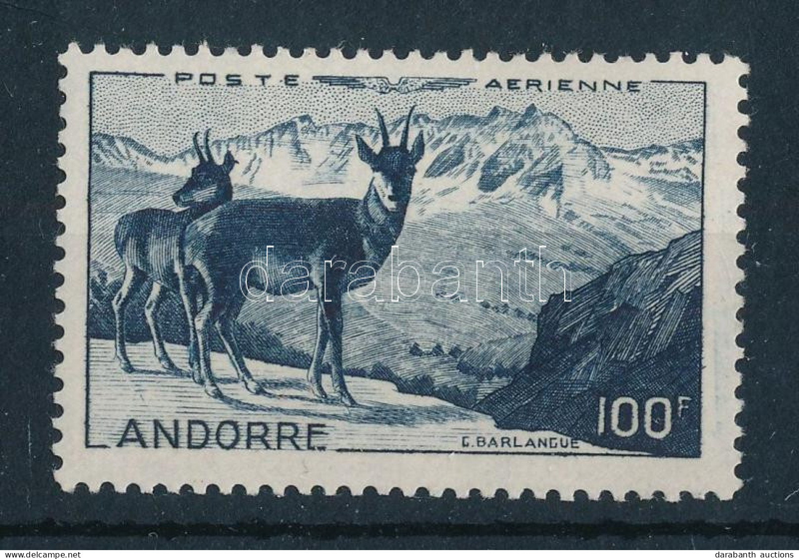 ** Andorra Francia Posta 1944 Mi 141 (Mi EUR 100.-) - Autres & Non Classés