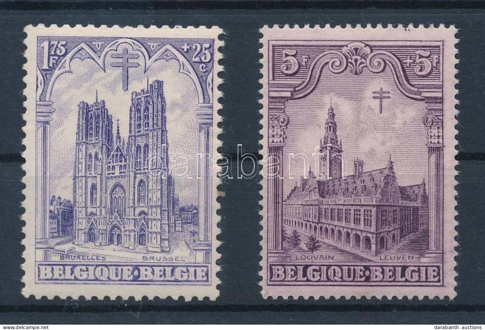 * Belgium 1930 Mi 248-249 Két Jó Záróérték (**Mi EUR 95.-) - Sonstige & Ohne Zuordnung