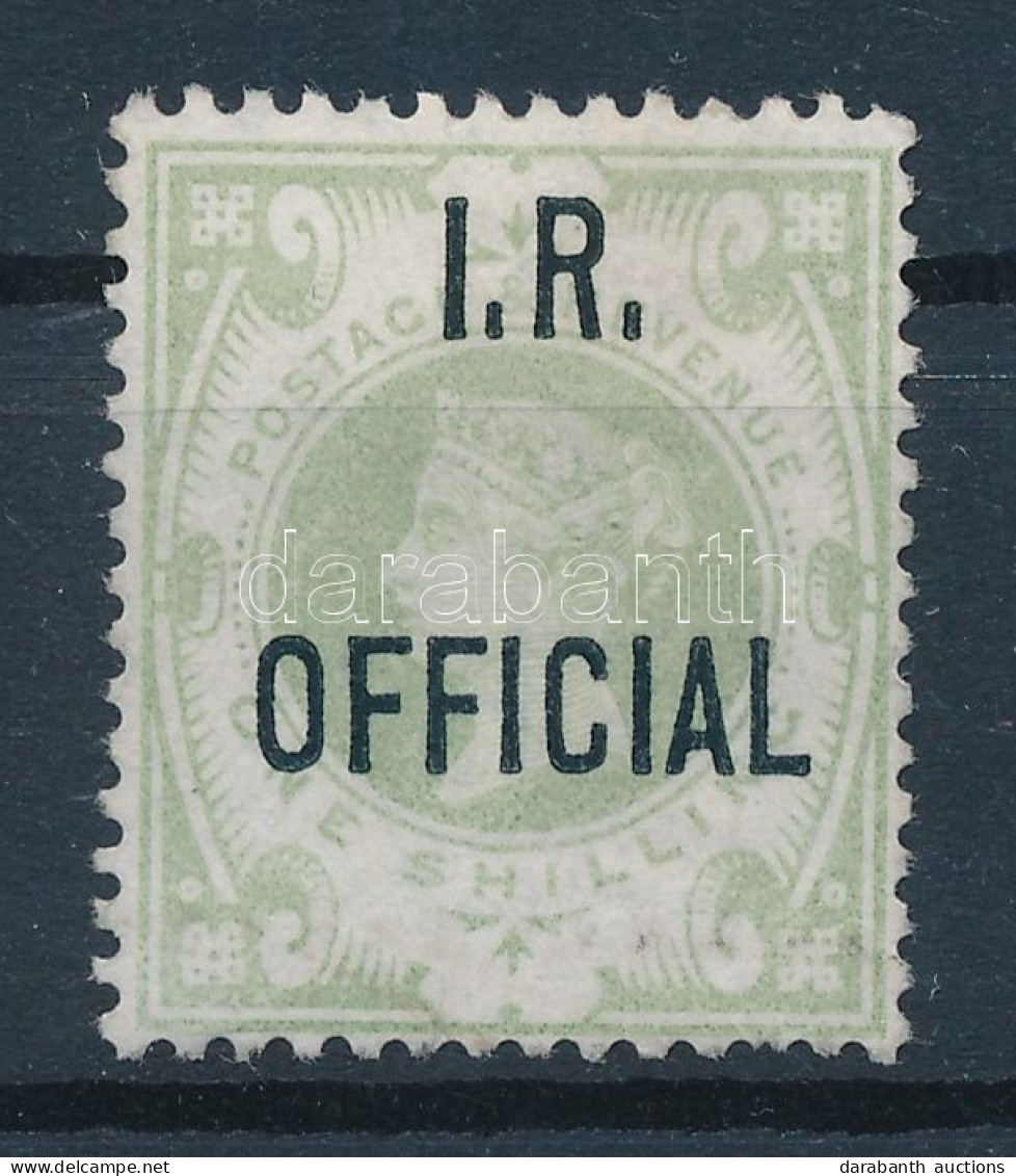 (*) Nagy-Britannia 1889 1 Shilling I.R. OFFICIAL Felülnyomással Mi 50 (*Mi EUR 360.-) - Andere & Zonder Classificatie