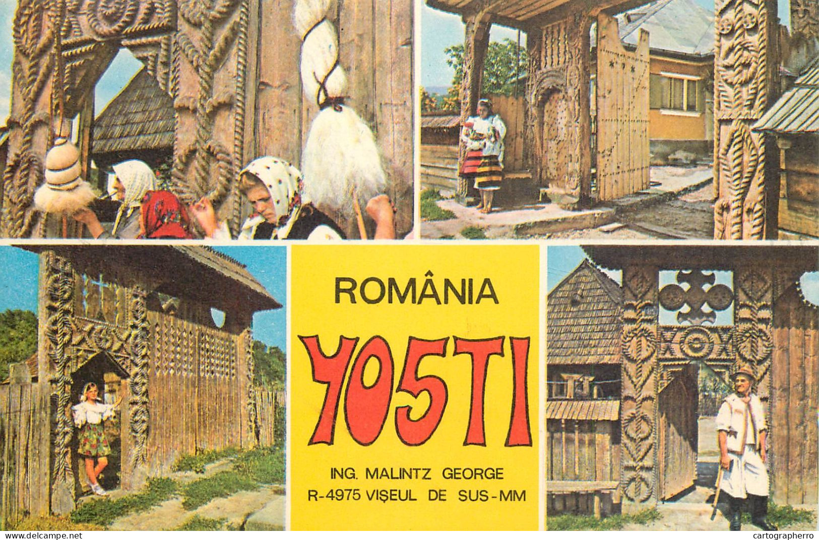 Romania Radio Amateur QSL Post Card Y05TI Y03CD - Radio Amateur