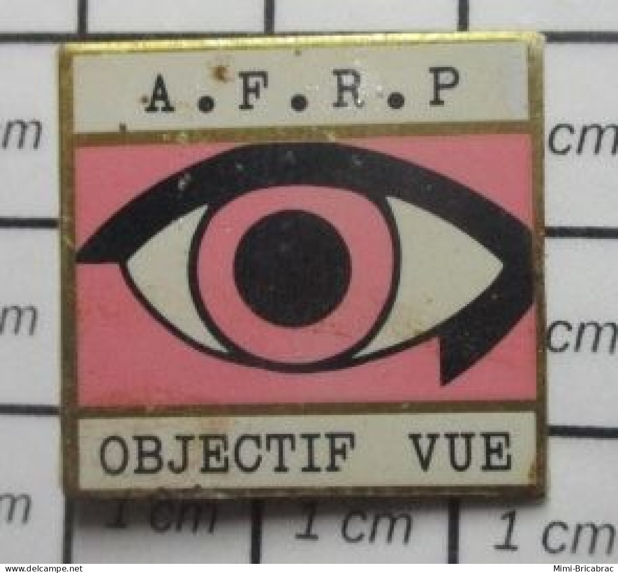 713c Pin's Pins / Beau Et Rare / MARQUES / AFRP OBJECTIF VUE - Markennamen