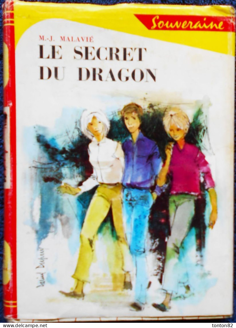 M.J. Malavié - Le Secret Du Dragon - Bibliothèque Rouge Et Or  685 - ( 1967 ) . - Bibliotheque Rouge Et Or