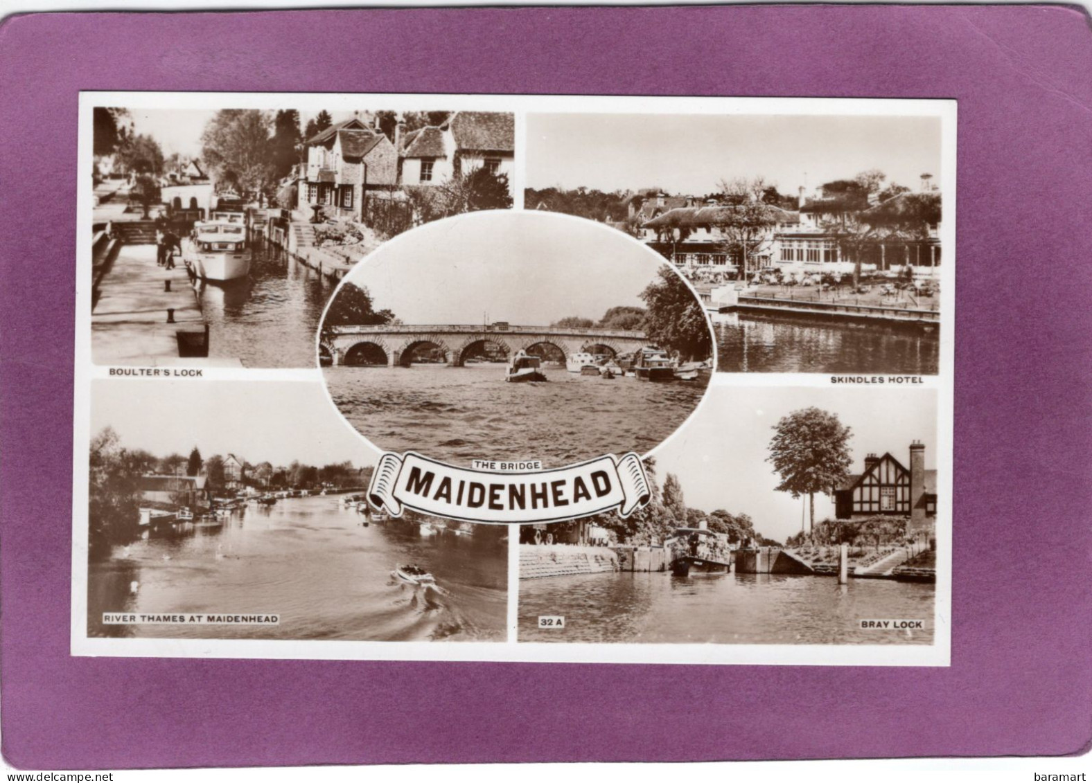 MAIDENHEAD Multiview  Boulter's Lock The Bridge Skindles Hotel River Thames At Maidenhead  Bray Lock - Autres & Non Classés