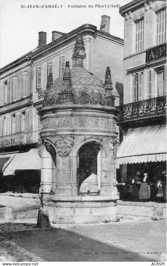 ST JEAN D ANGELY Fontaine Du Pilori 1546 9(SCAN RECTO VERSO)MA101 - Saint-Jean-d'Angely