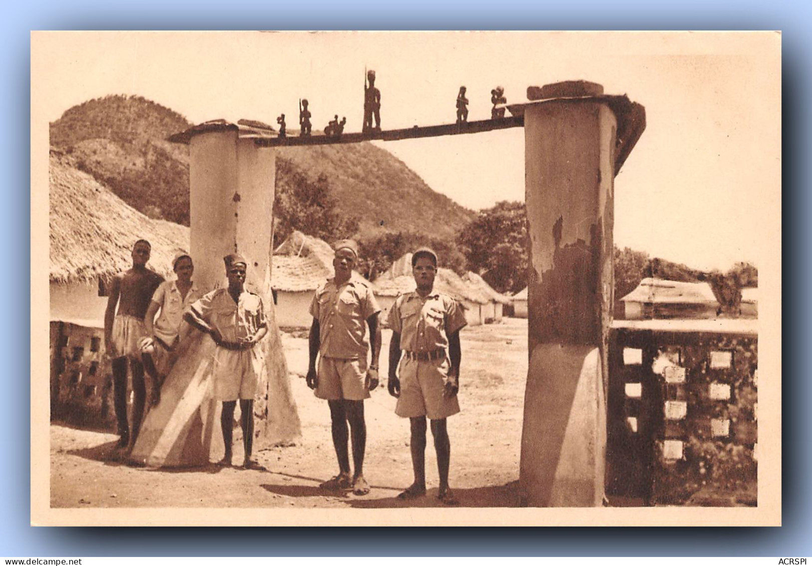 DAHOMEY SAVALOU Entree Du Camp Des Gardes 7(SCAN RECTO VERSO)MA100 - Dahomey