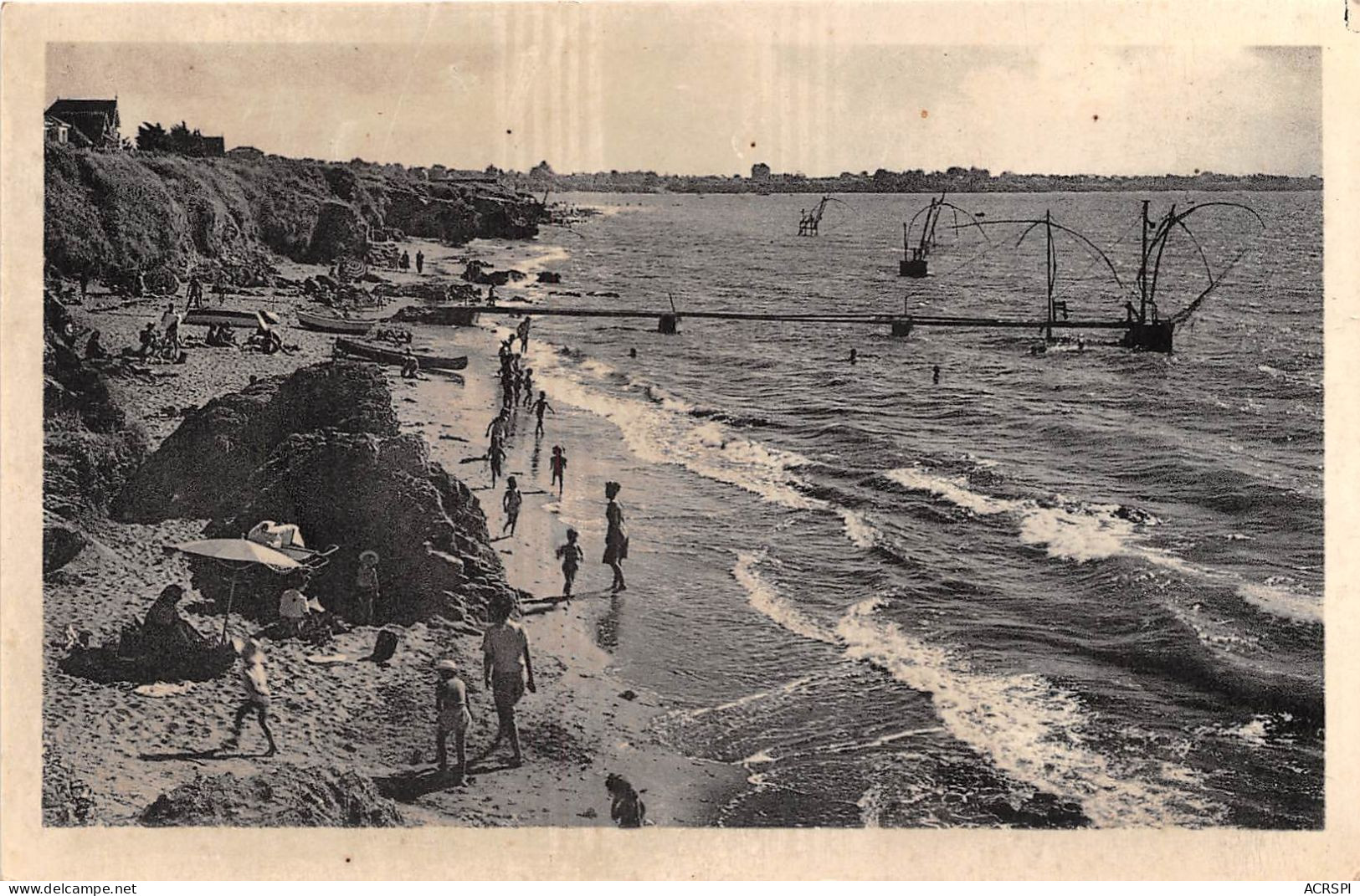 THARON La Plage Et Les Rochers 2(SCAN RECTO VERSO)MA151 - Tharon-Plage