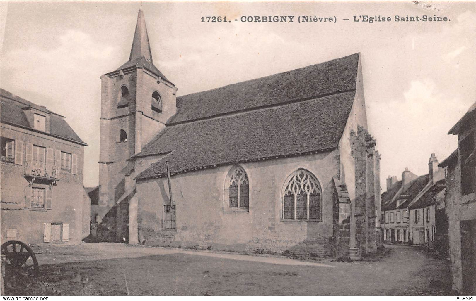 CORBIGNY L Eglise Saint Seine 18(SCAN RECTO VERSO)MA150 - Corbigny