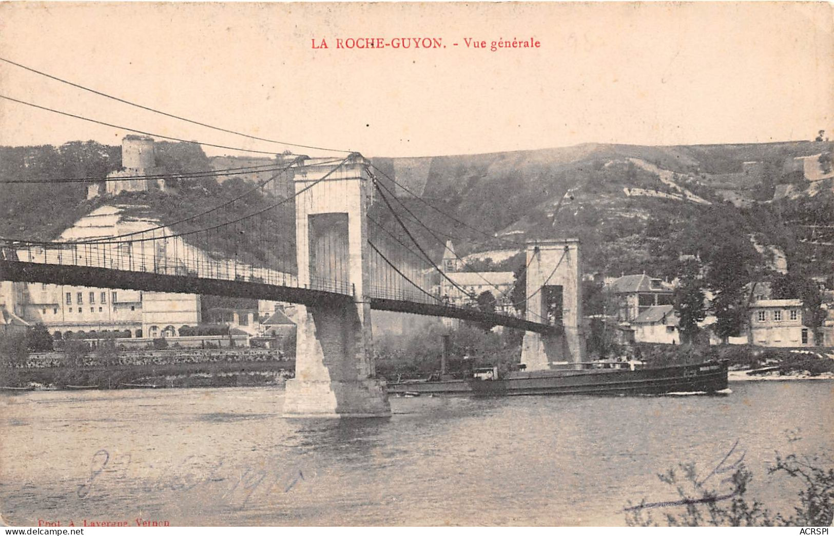 LA ROCHE GUYON Vue Generale20(SCAN RECTO VERSO)MA135 - La Roche Guyon