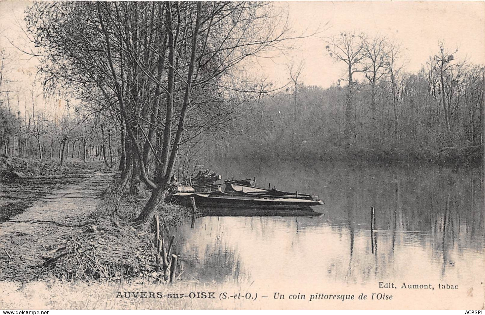 AUVERS SUR OISE Un Coin Pittoresque De L Oise 17(SCAN RECTO VERSO)MA135 - Auvers Sur Oise