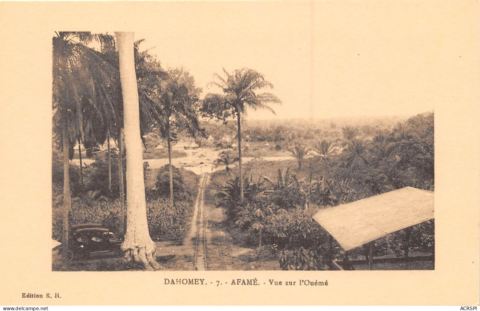  BENIN DAHOMEY AFAME Vue Sur L Oueme 45(scan Recto-verso) MA196 - Benín