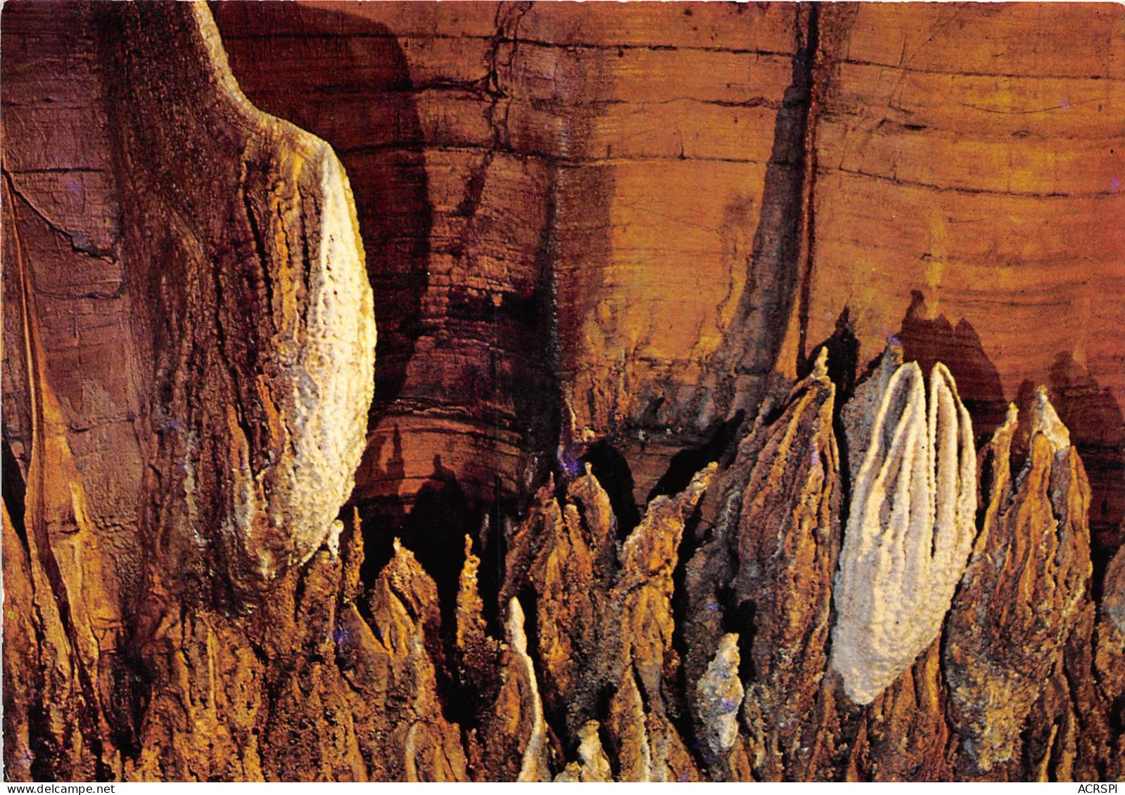 Republique Du GABON BONGOLO Stalactites Dans Les Grottes 19(scan Recto-verso) MA185 - Gabon
