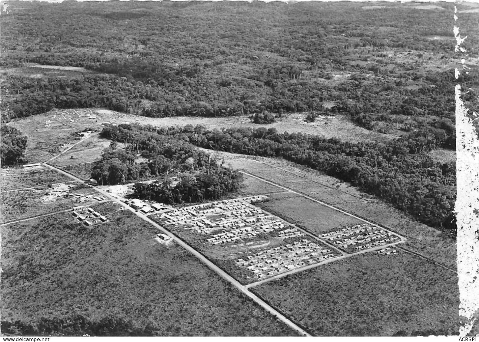 GABON Cite Comilog De MOANDA Vue Aerienne 9(scan Recto-verso) MA180 - Gabun