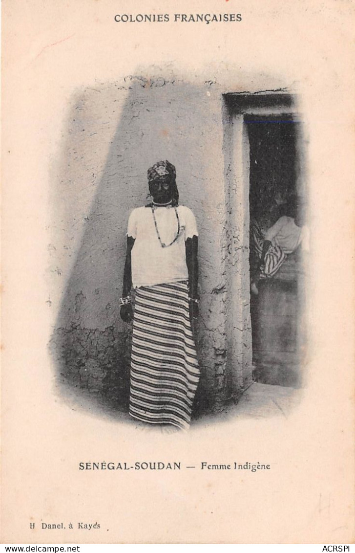 MALI Soudan Francais Colonies Francaises Senegal Soudan Femme Indigene 26(scan Recto-verso) MA179 - Mali