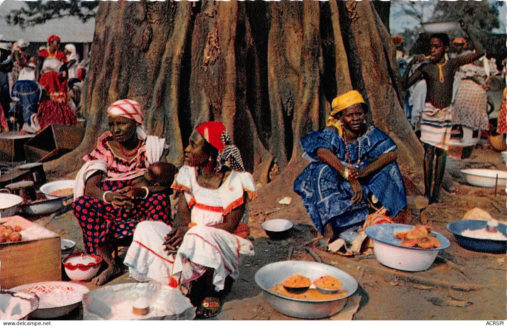 Mali Afrique En Couleurs Scene De Marche Timbre Republique Du Mali28(scan Recto-verso) MA172 - Mali