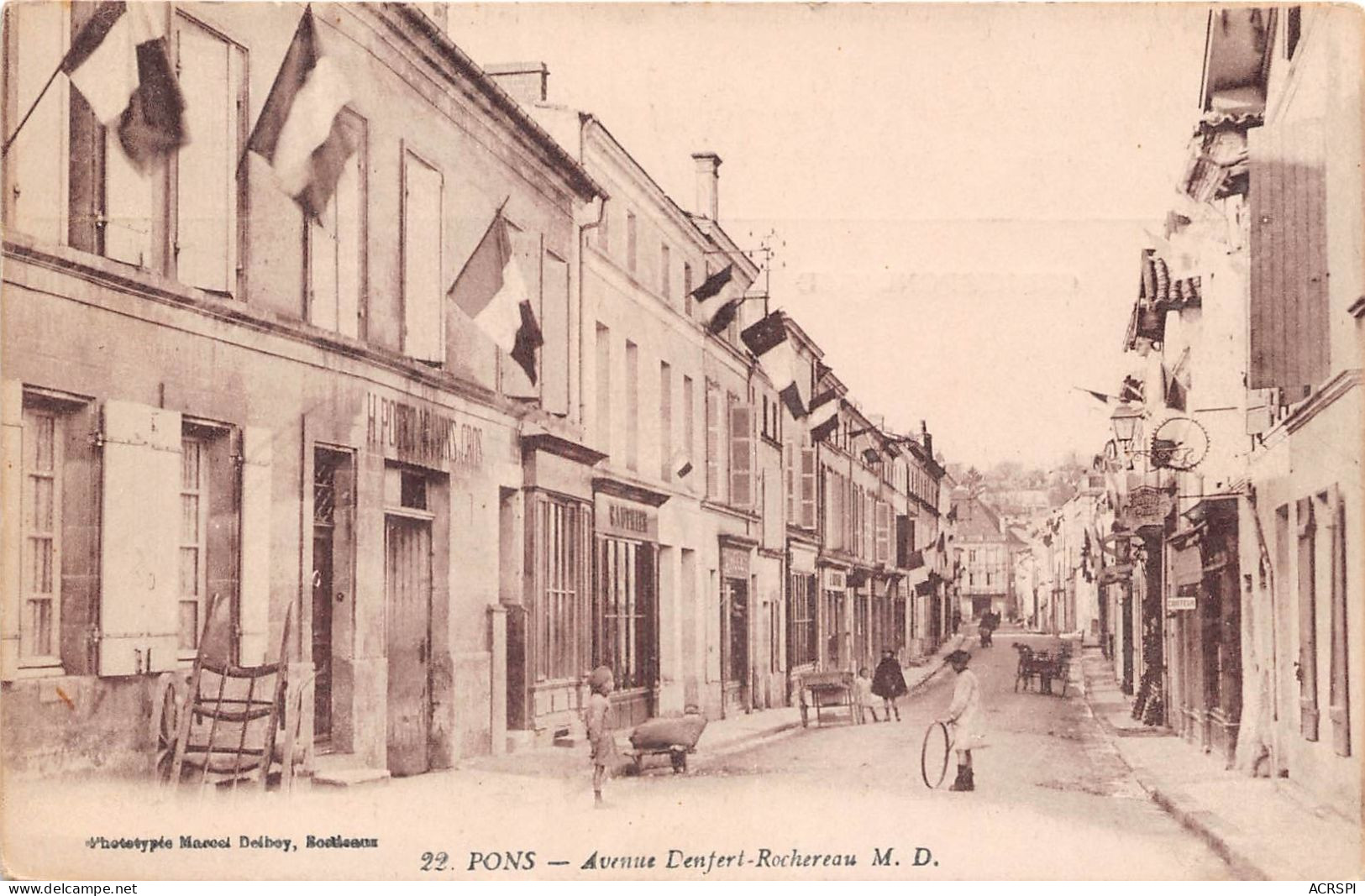 PONS Avenue Denfert Rochereau 14(scan Recto-verso) MA170 - Pons